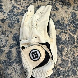 FootJoy White and Black Golf Glove